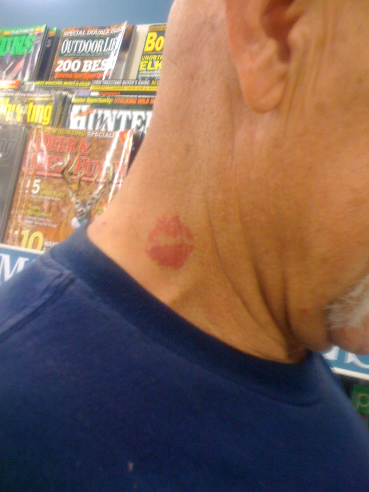 Lipstick Kiss Tattoo